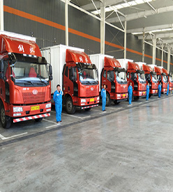 常州到吴忠物流公司车辆展示